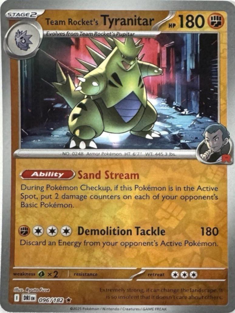 Team Rocket's Tyranitar [Reverse Holo]